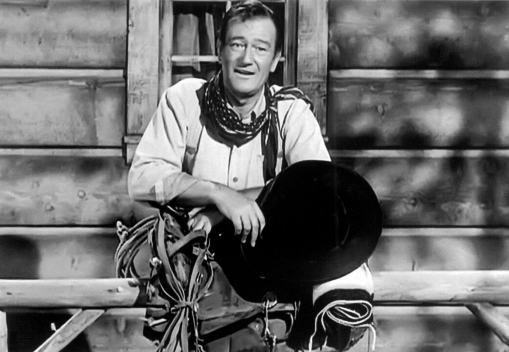 GUNSMOKE, host John Wayne, 'Matt Gets It', (Season 1, ep, 101, aired Sept. 10, 1955), 1955-1975.