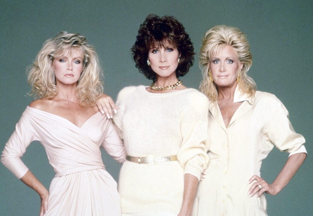 KNOTS LANDING, from left: Donna Mills, Michele Lee, Joan Van Ark, (1993), 1979-1993. ph: ©CBS / courtesy Everett Collection