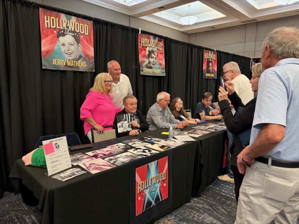 Jerry Mathers, cast of Leave it to Beaver, fans at Hollywood Show