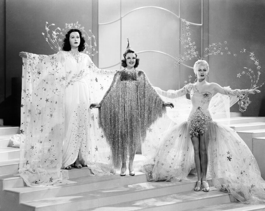 From left, Hedy Lamarr, Judy Garland and Lana Turner