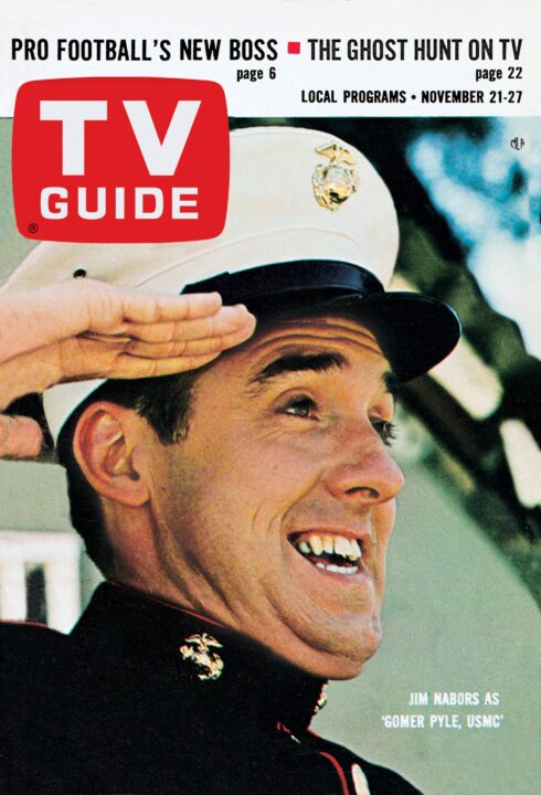 GOMER PYLE, USMC, Jim Nabors, TV GUIDE cover, November 21-27, 1964