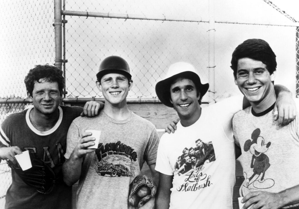 HAPPY DAYS, Donny Most, Ron Howard, Henry Winkler, Anson Williams, 1974-84