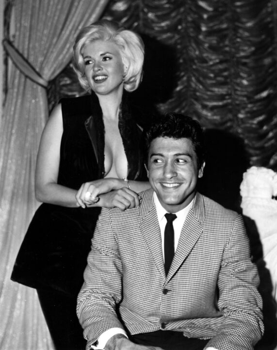 Jayne Mansfield and lover Nelson Sardelli, 1963