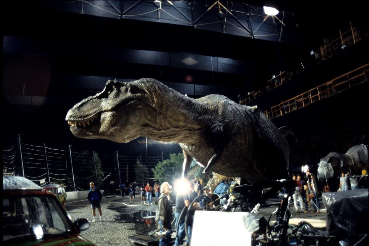 Jurassic Park behind the scenes, T Rex