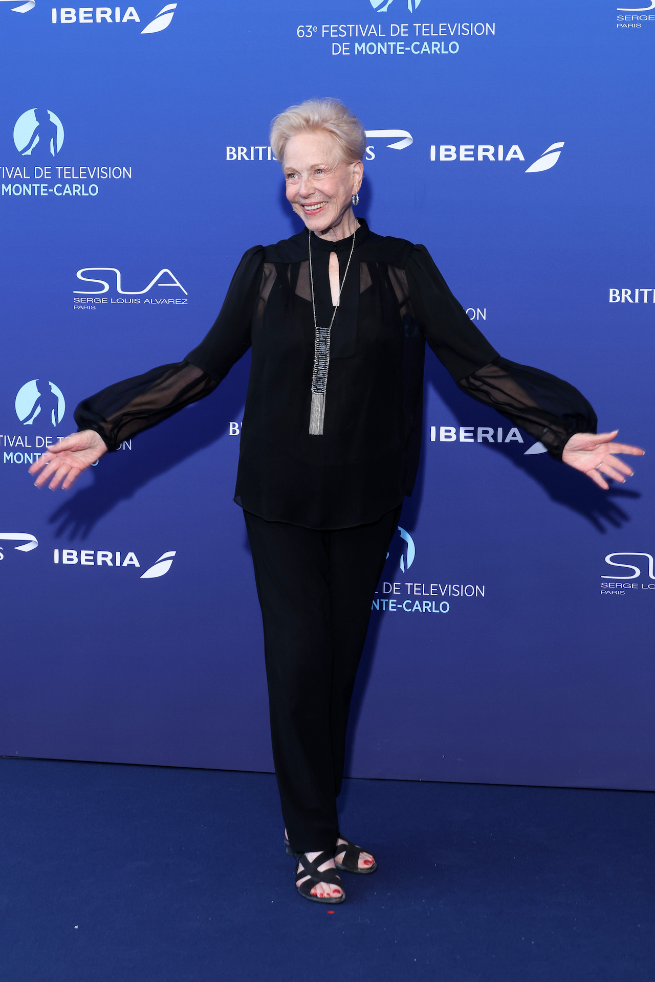 MONTE-CARLO, MONACO - JUNE 14: Karen Grassle attends the Opening Ceremony during the 63rd Monte-Carlo Television Festival on June 14, 2024 in Monte-Carlo, Monaco.