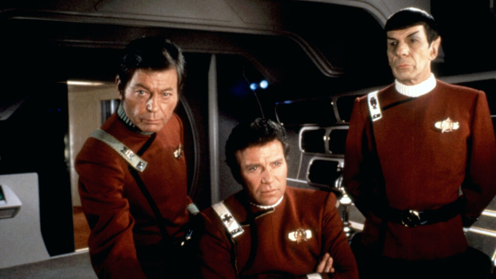 STAR TREK II: THE WRATH OF KHAN, DeForest Kelley, William Shatner, Leonard Nimoy, 1982,