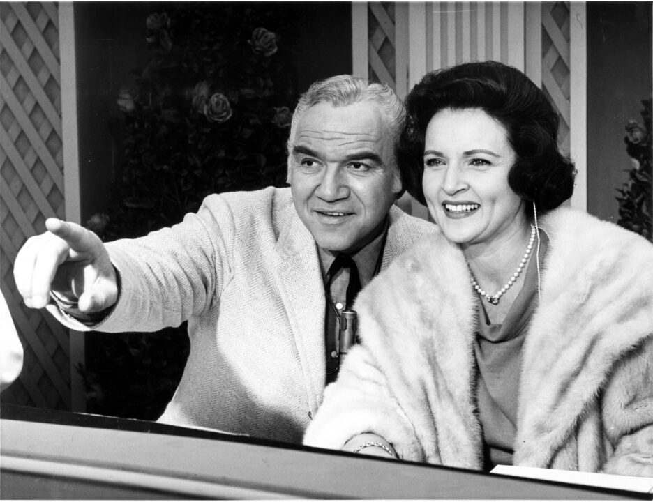 THE TOURNAMENT OF ROSES, from left, hosts Lorne Greene, Betty White, aired December 13, 1968