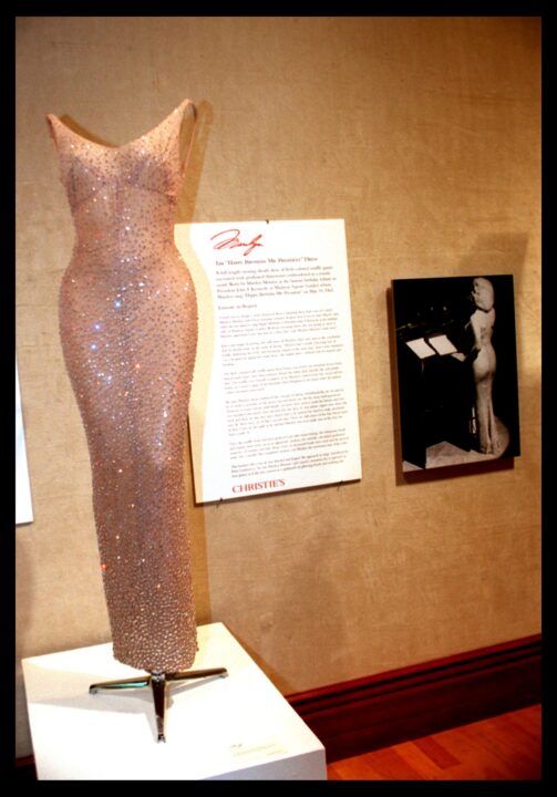 Marilyn Monroe's possesions go for auction including the famous "Happy Birthday Mr President." 