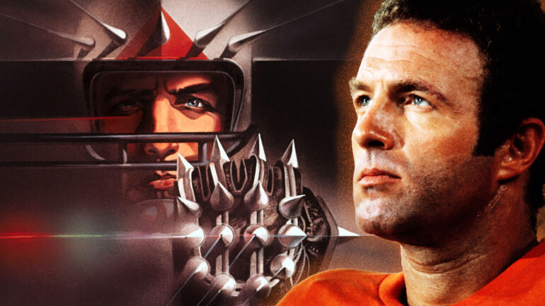 Rollerball movie collage with James Caan