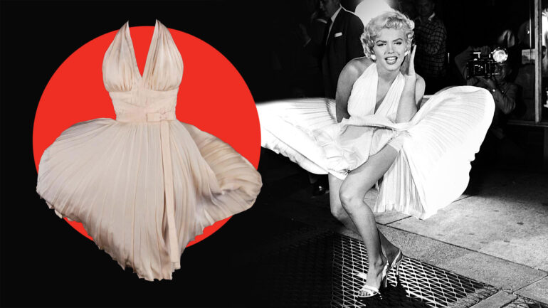 Seven Year Itch Dress collage
