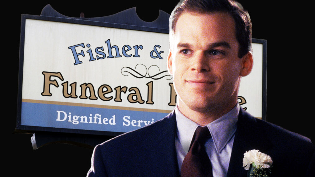 Six Feet Under and Michael C. Hall collage