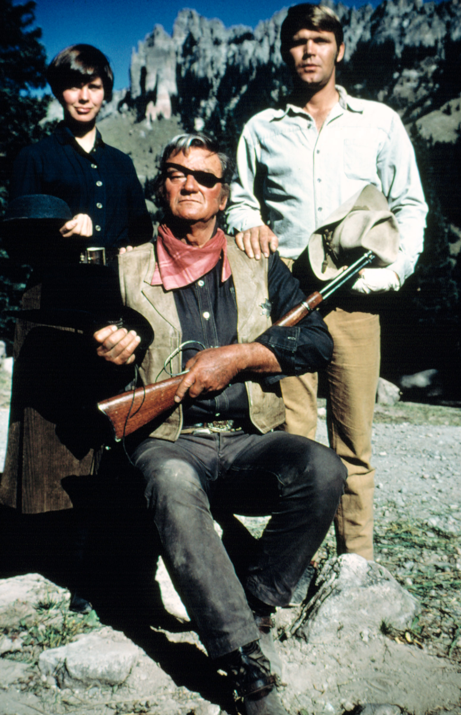 TRUE GRIT, Kim Darby, John Wayne, Glen Campbell, 1969