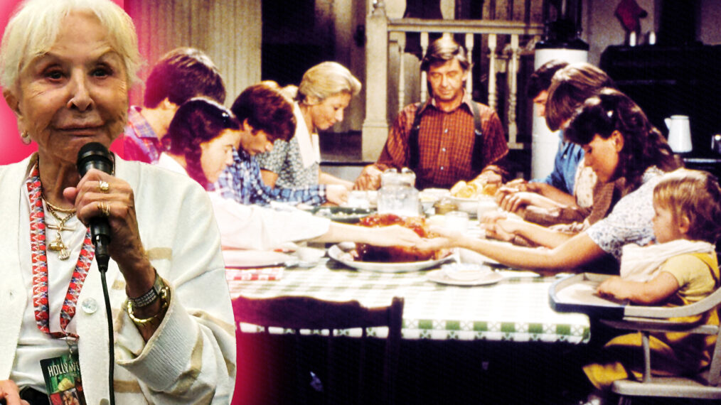 THE WALTONS, Kami Cotler, David W.Harper, Eric Scott, Michael Learned, Ralph Waite, Mary Beth McDonough, etc, 1972-82. with Michael inset
