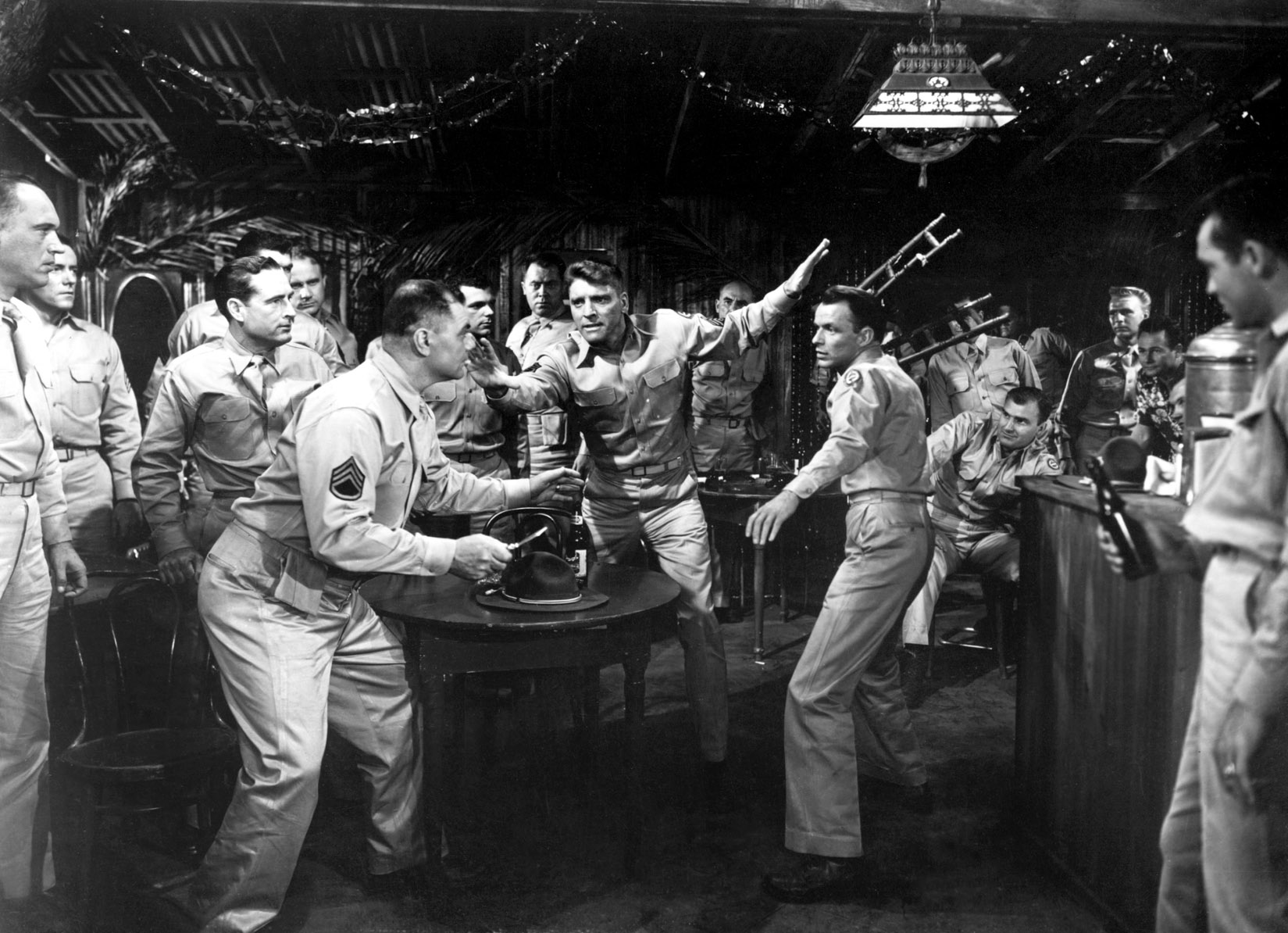 FROM HERE TO ETERNITY, Ernest Borgnine, Burt Lancaster, Frank Sinatra, 1953