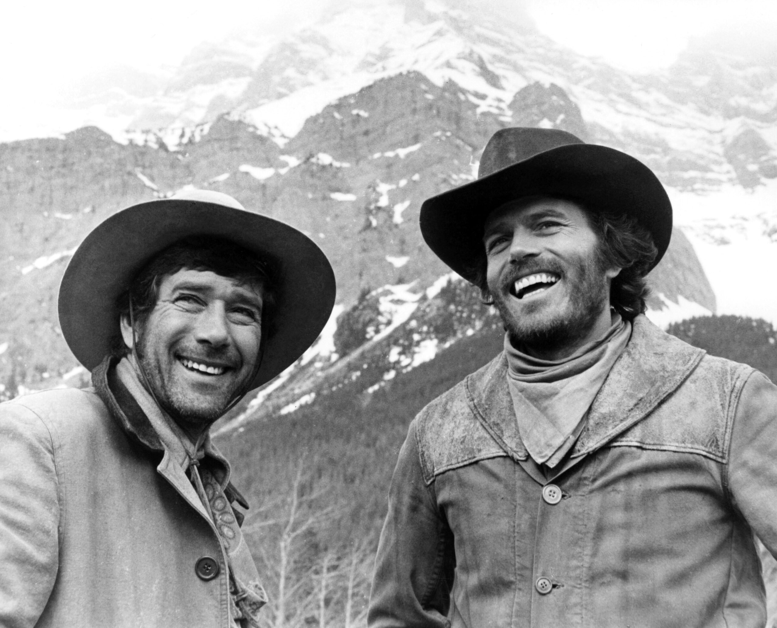 MUSTANG COUNTRY, from left, Robert Fuller, Patrick Wayne, 1976