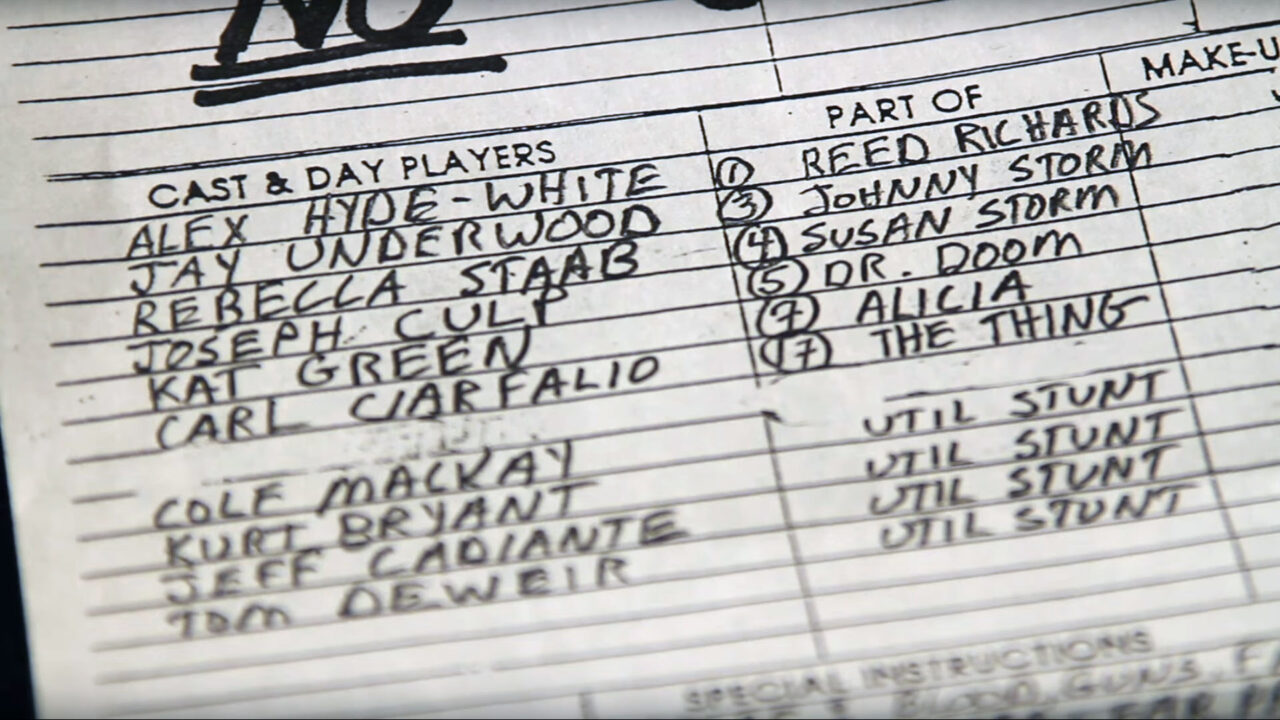 DOOMED: THE UNTOLD STORY OF ROGER CORMAN'S THE FANTASTIC FOUR, production notes, 2015. 