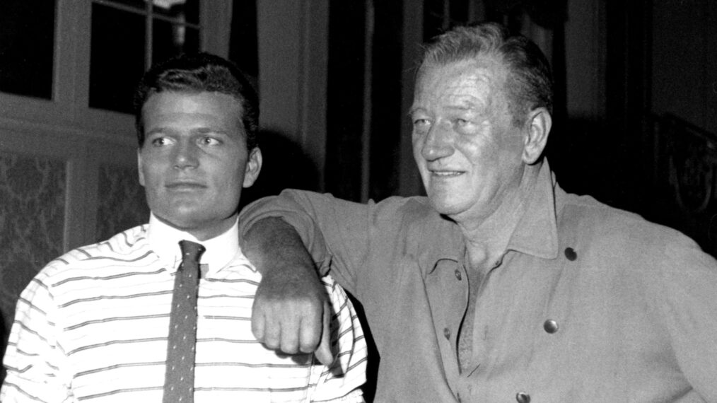 John Wayne's Son Patrick Remembers His First Kiss — With His Dad's Famous Costar