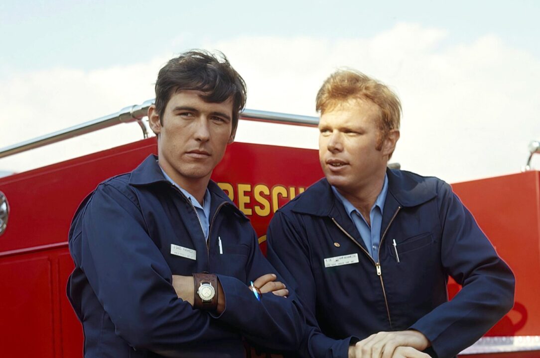 EMERGENCY!, from left: Randolph Mantooth, Kevin Tighe, 1972-77