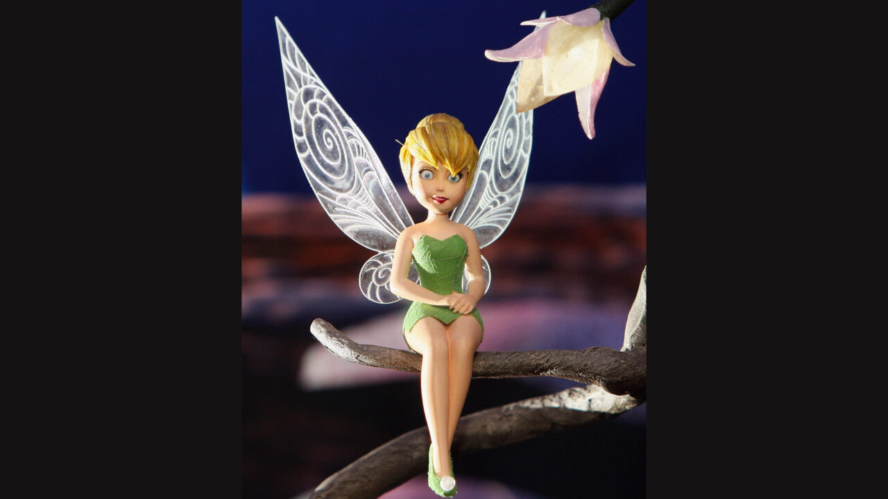 LONDON - NOVEMBER 10: A tiny waxwork model of the fairy Tinker Bell is unveiled at Madame Tussaudes on November 10, 2008 in London, England. The figure is the smallest ever created at the attraction, measuring only five and a half inches. (Photo by Dan Kitwood/Getty Images)