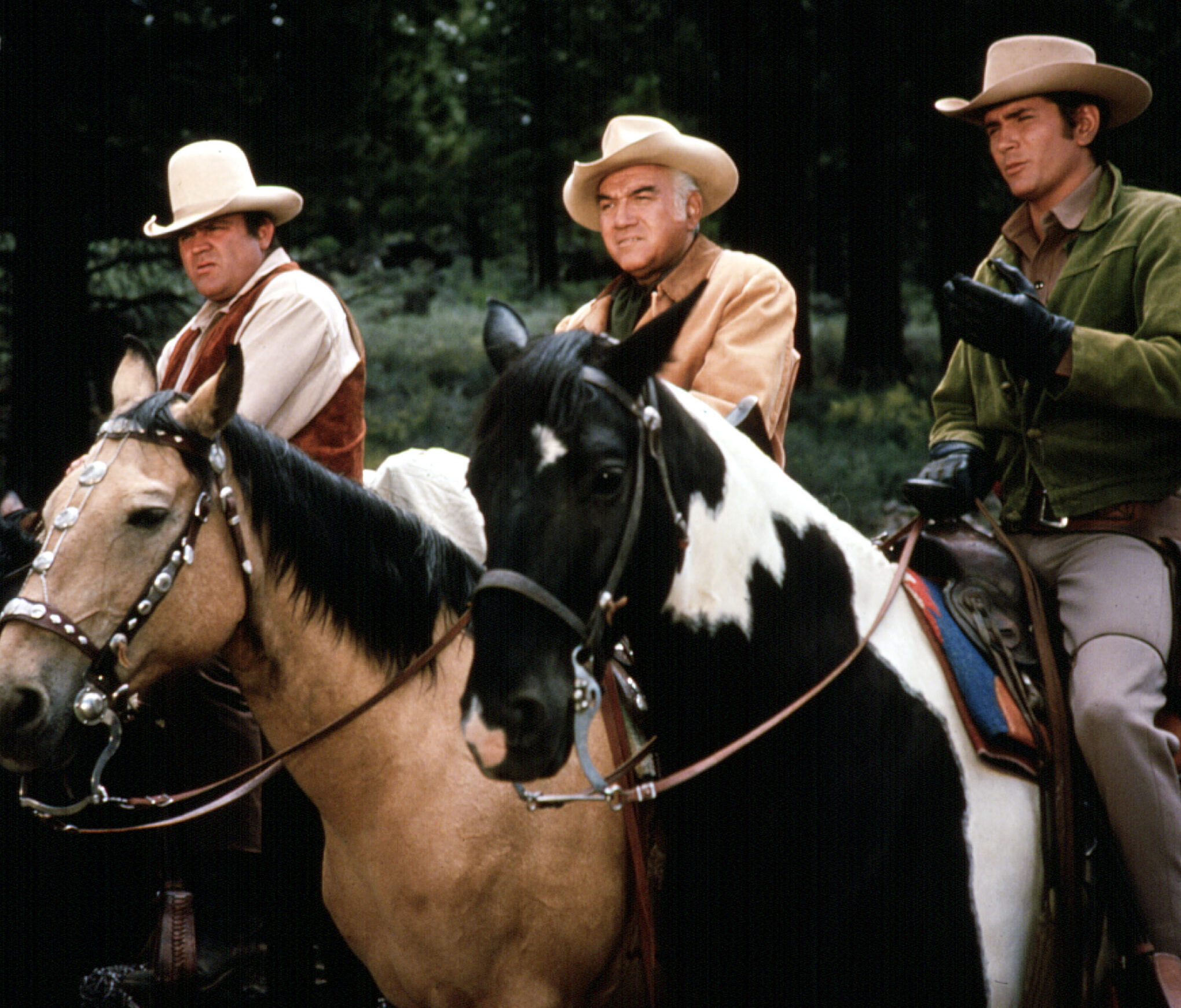 BONANZA, Dan Blocker, Lorne Greene, Michael Landon, 1959-1973