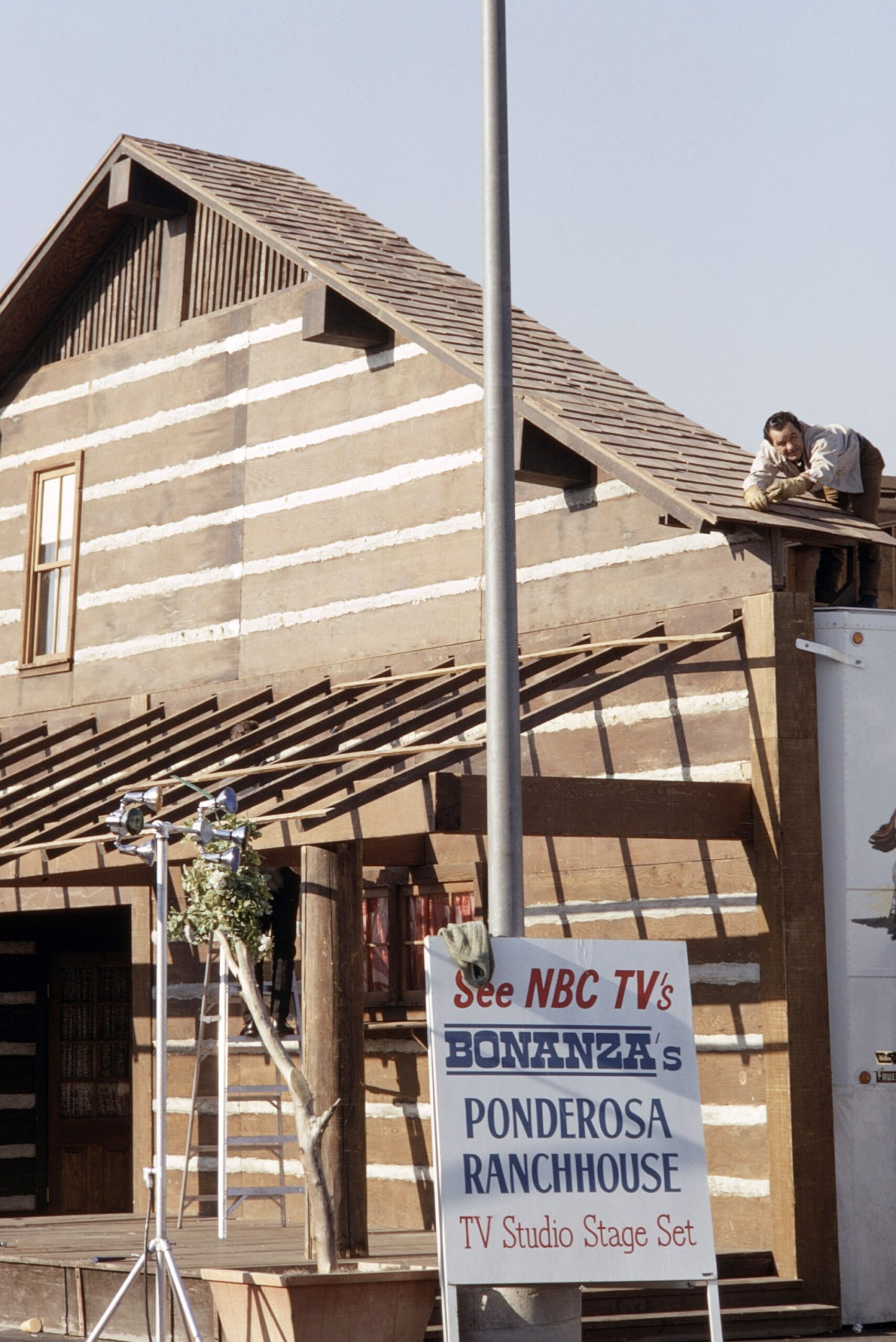 BONANZA, Ponderosa Ranchhouse set, (1959), 1959-1973.