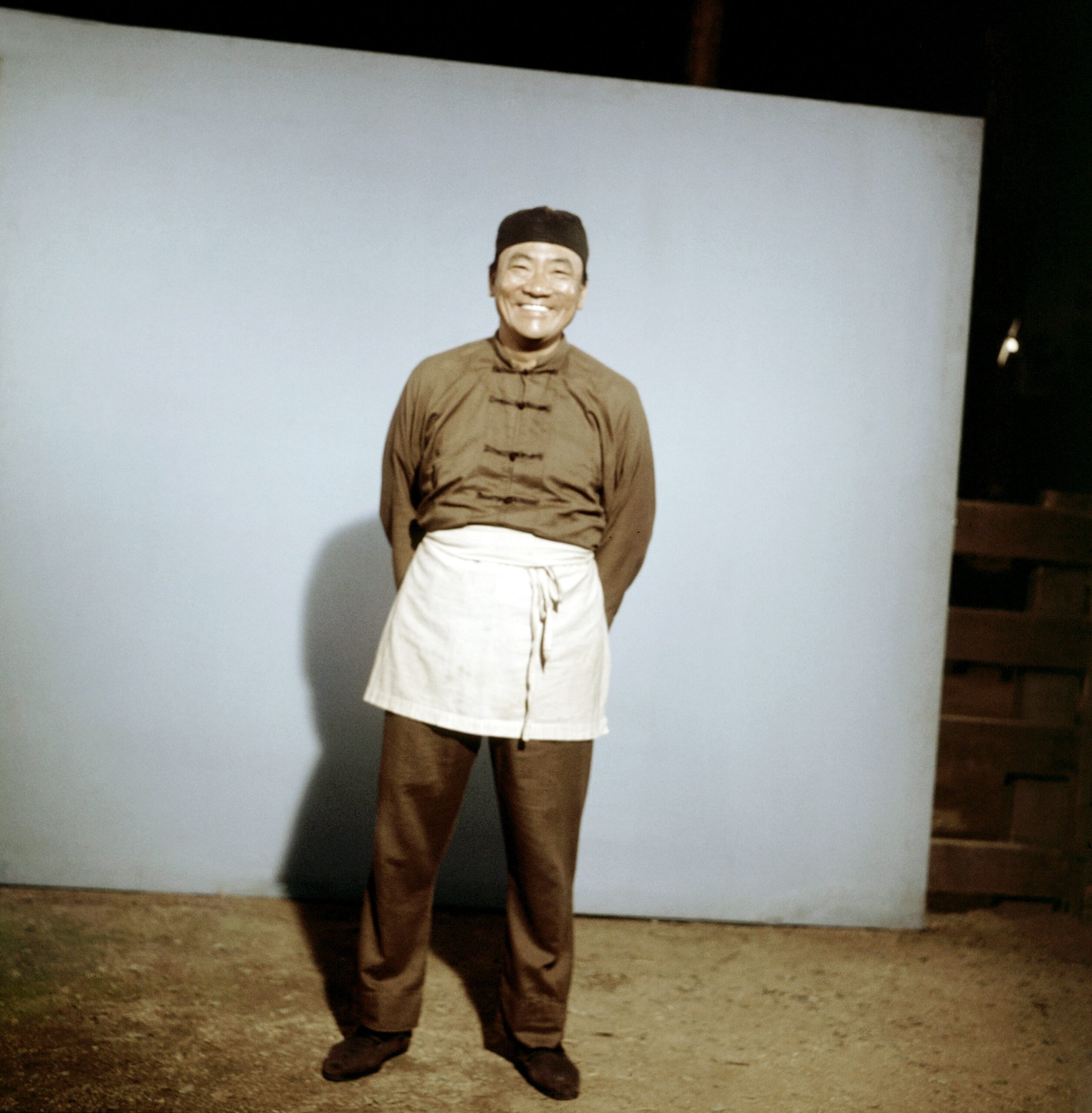 BONANZA, Victor Sen Yung, 1959-73 (1968 on-set photo).