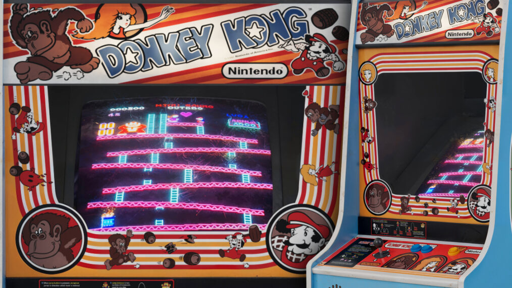 Donkey Kong video Came cabinet composite