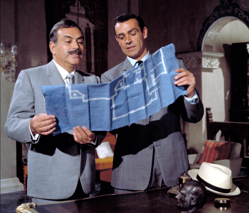 FROM RUSSIA WITH LOVE, Pedro Armendariz, Sean Connery, 1963.