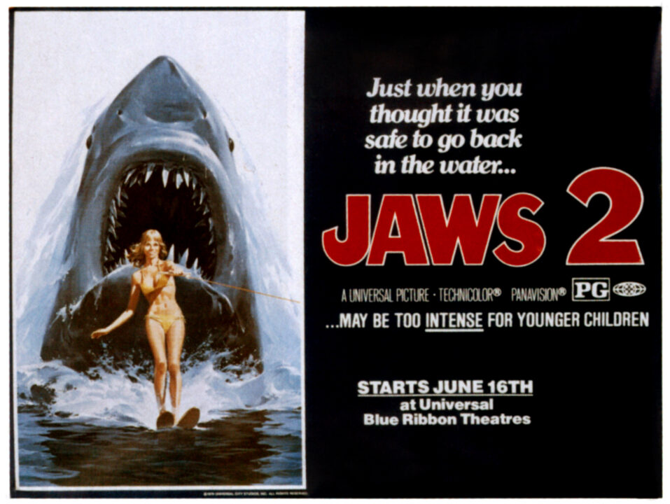 JAWS 2, subway poster, 1978