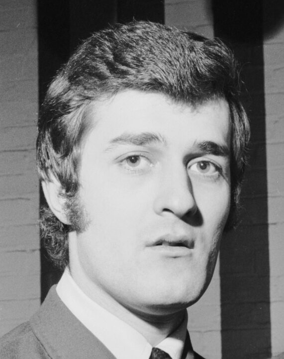 Member of the Moody Blues Ray Thomas with serious expressions, 12th February 1965.