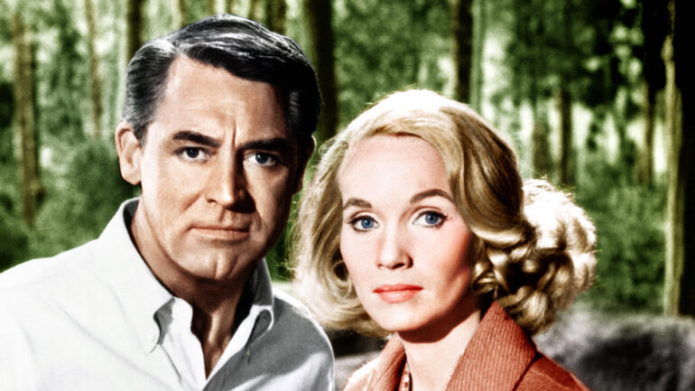 NORTH BY NORTHWEST, from left: Cary Grant, Eva Marie Saint, 1959