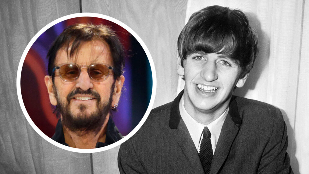 Ringo Starr now and 1963
