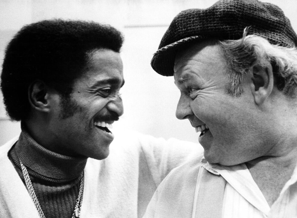 ALL IN THE FAMILY, Sammy's Visit (Season 2), Sammy Davis Jr., Carroll O'Connor, 02-19-1972. 1971-79