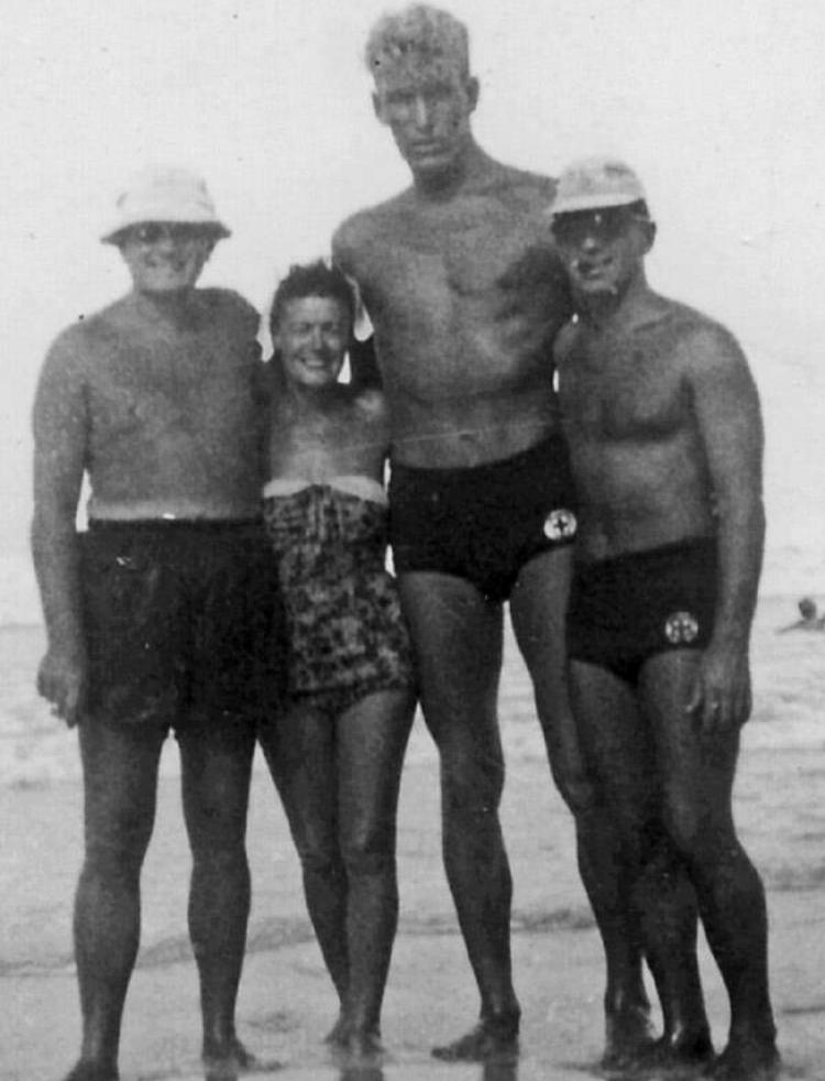Ted Cassidy as Lifeguard in Ormond Beach Florida