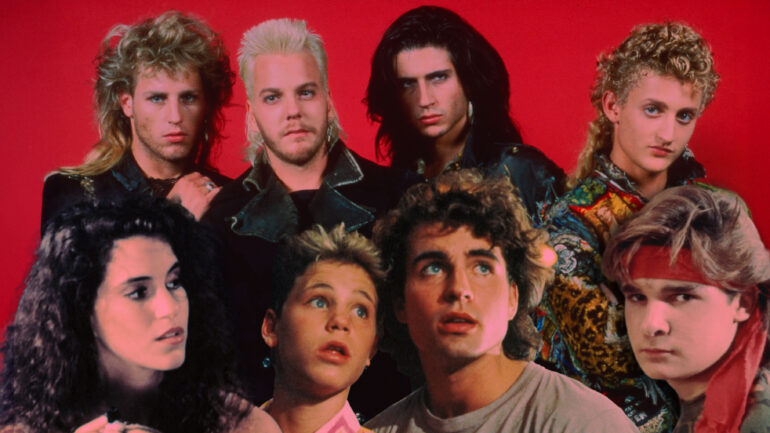 Lost Boys stylized cast collage