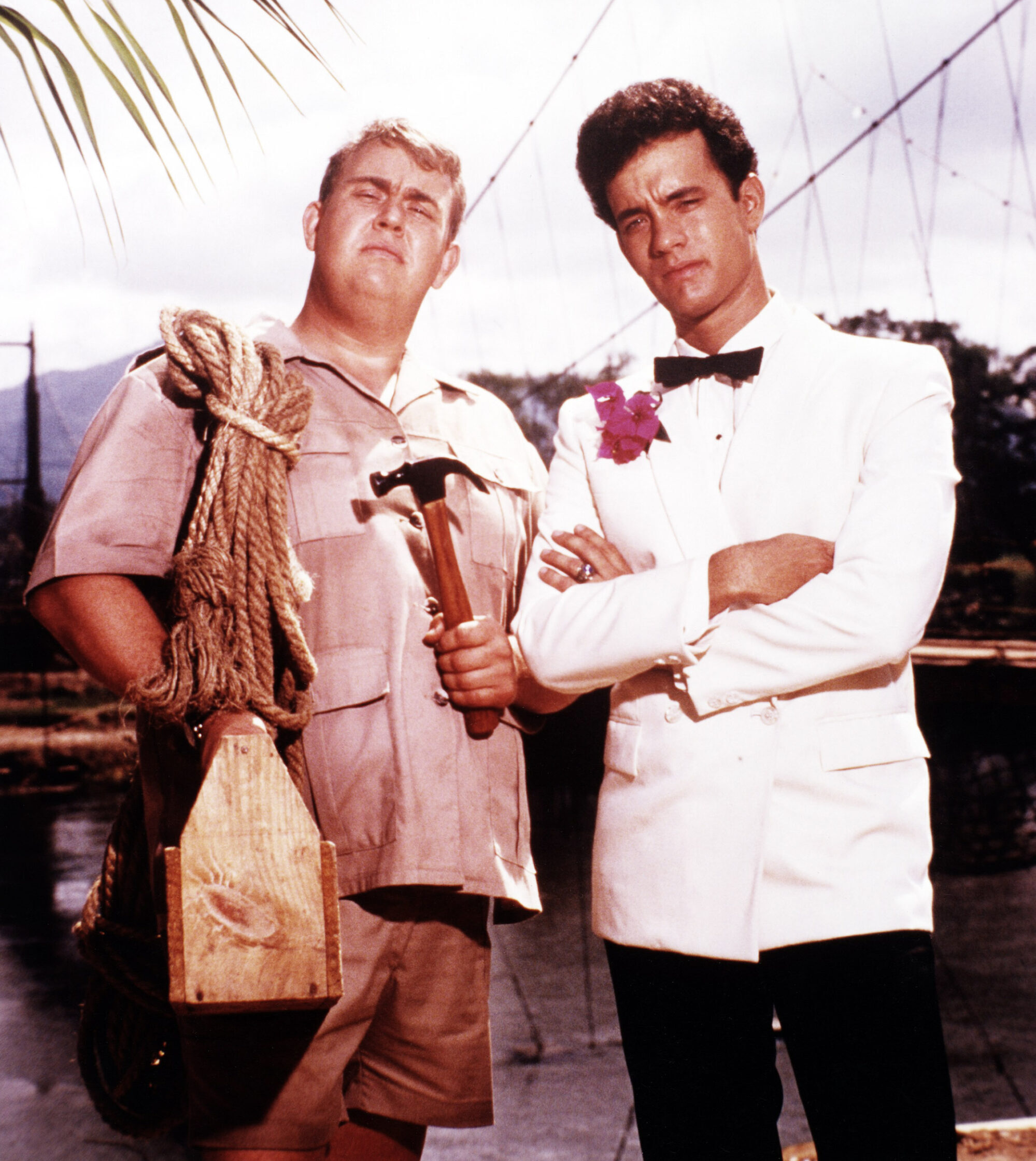 VOLUNTEERS, from left: John Candy, Tom Hanks, 1985,