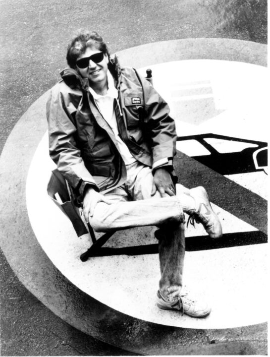 BACK TO THE FUTURE PART II, director Robert Zemeckis, on-set, 1989,