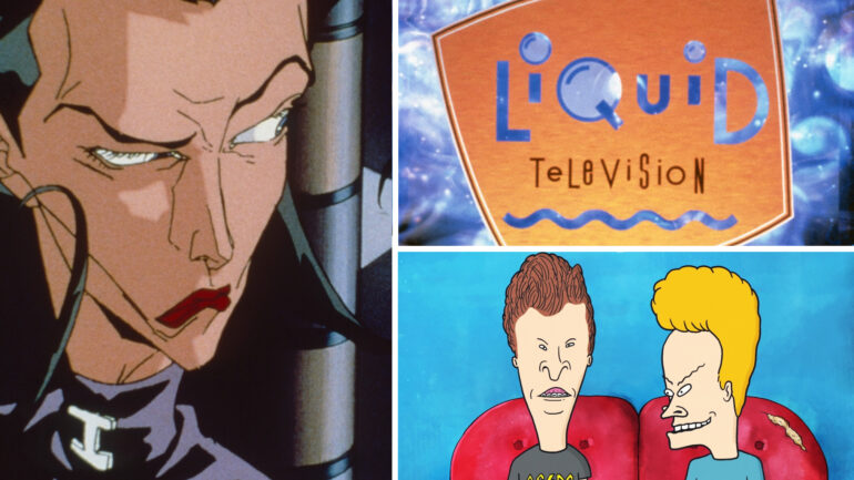 'Aeon Flux' and 'Beavis and Butt-head' made their debut on 'Liquid Television.'