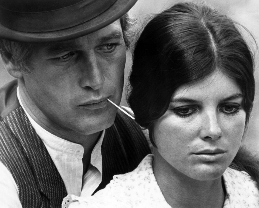 BUTCH CASSIDY AND THE SUNDANCE KID, Paul Newman, Katharine Ross, 1969.