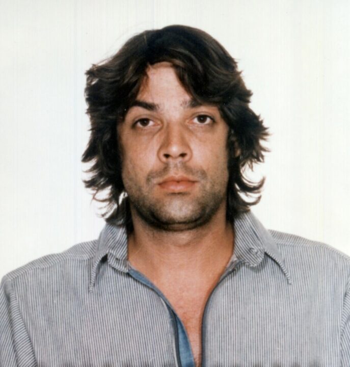 072316 01: Mug shot of Christian Brando, the son of Marlon Brando, after being arrested in Los Angeles, CA, May 17, 1990. (Photo by Liaison)