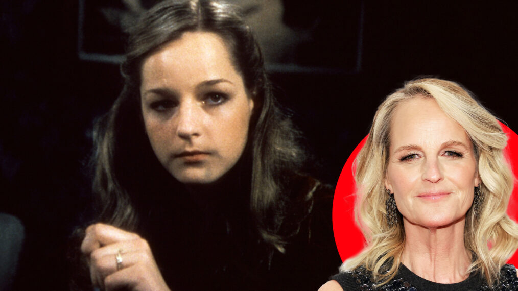 ANGEL DUSTED, Helen Hunt, 1981. and current inset