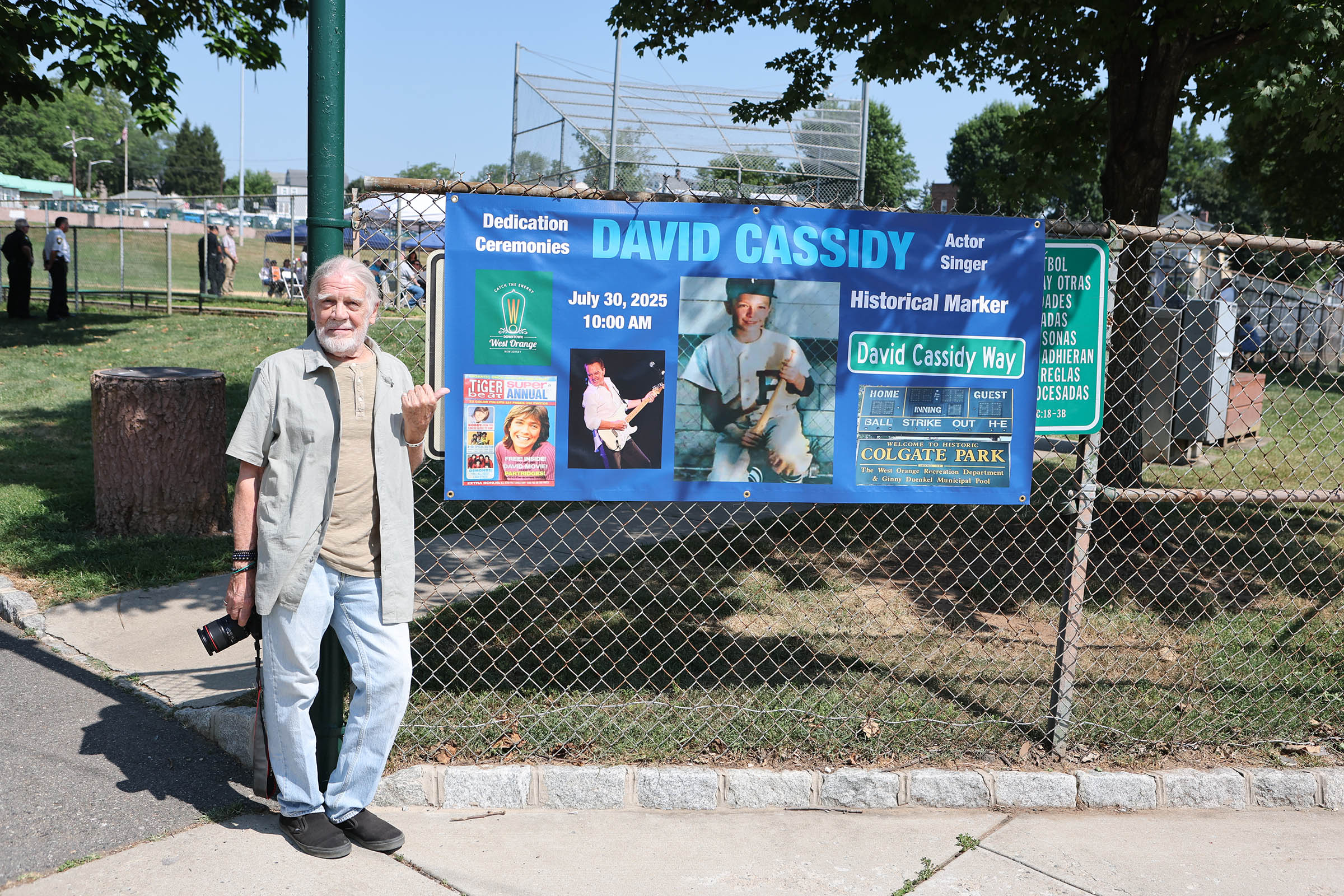 Henry Diltz at David Cassidy event