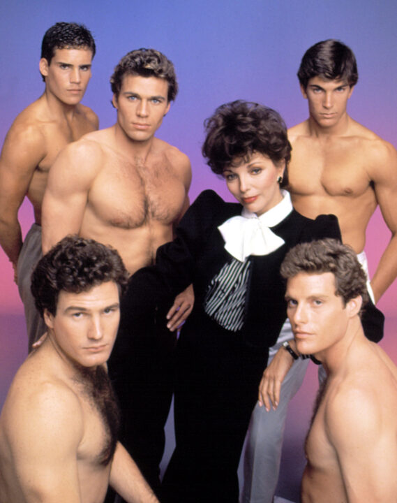 MAKING OF A MALE MODEL, Jon-Erik Hexum, Joan Collins, 1983