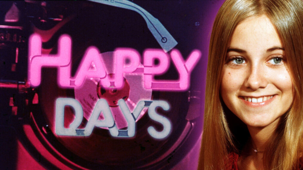 Happy Days Splash Screen with Maureen McCormick inset