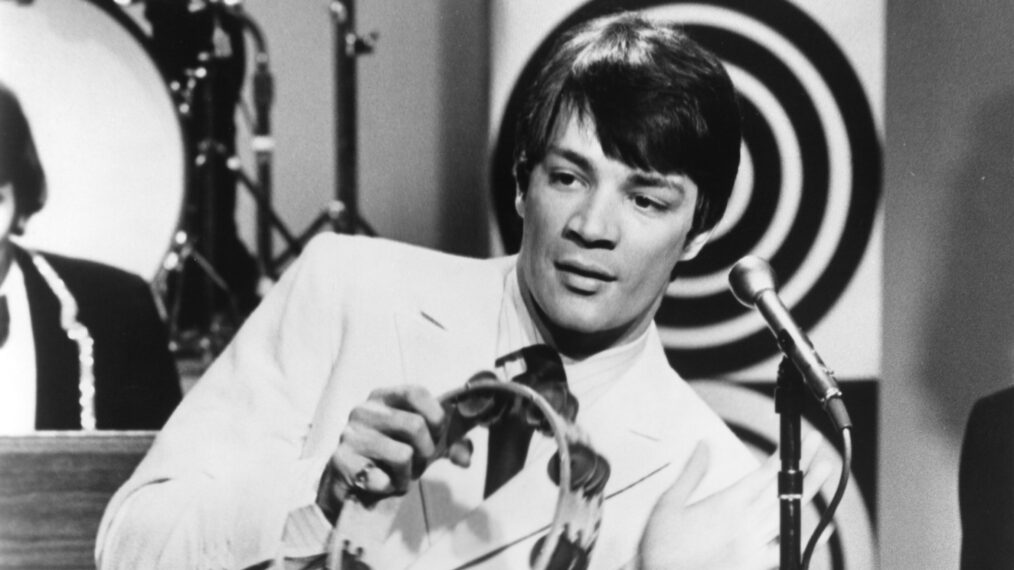 Mitch Ryder performs with The Detroit Wheels on a T.V. show circa 1967.