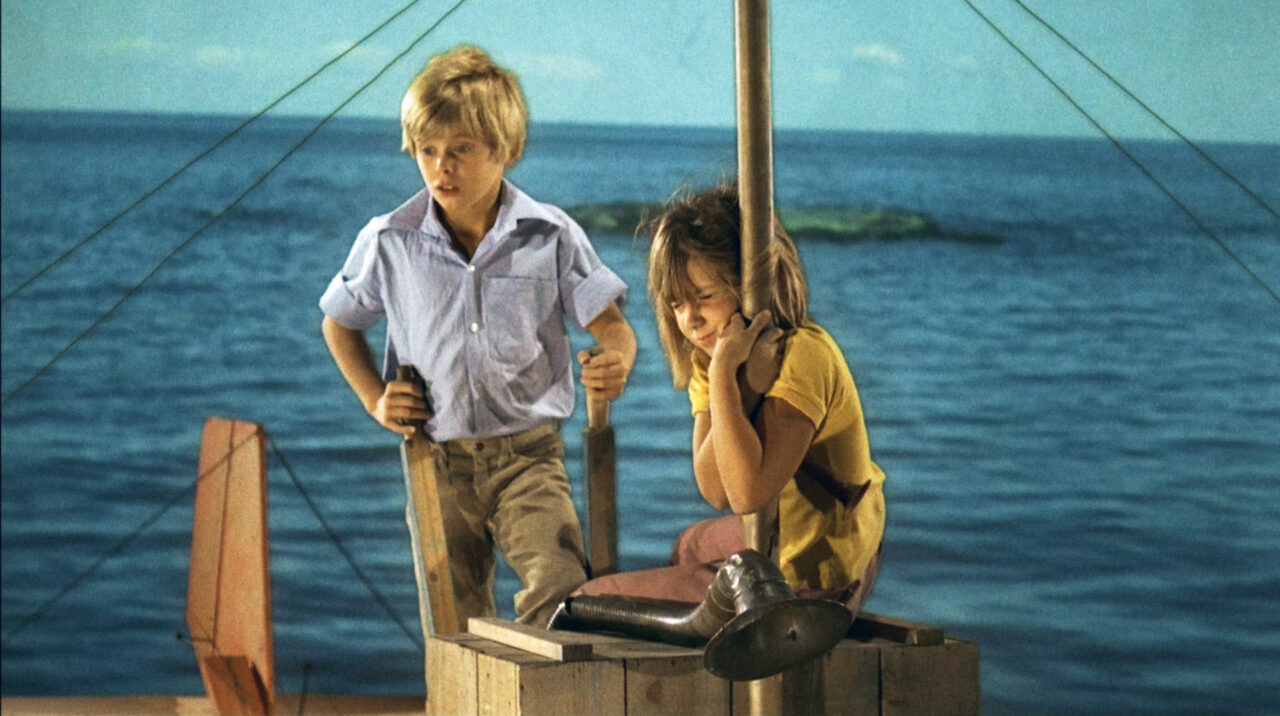 PIPPI LONGSTOCKING, (aka PIPPI LANGSTRUMP), from left, Par Sundberg, Maria Persson, 1969