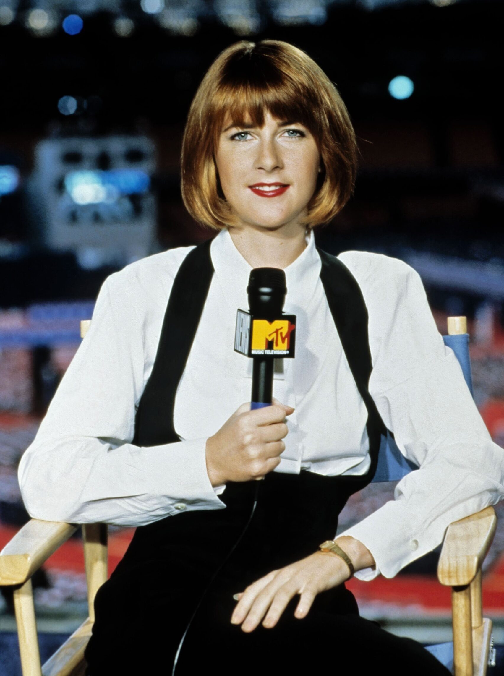 Tabitha Soren, MTV reporter, 1990s.