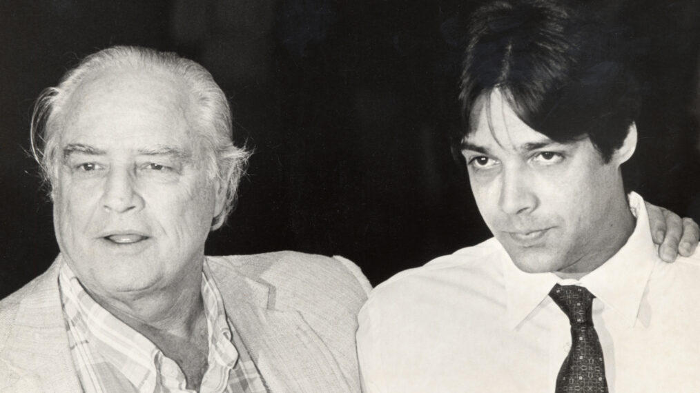 Marlon Brando and Christian Brando