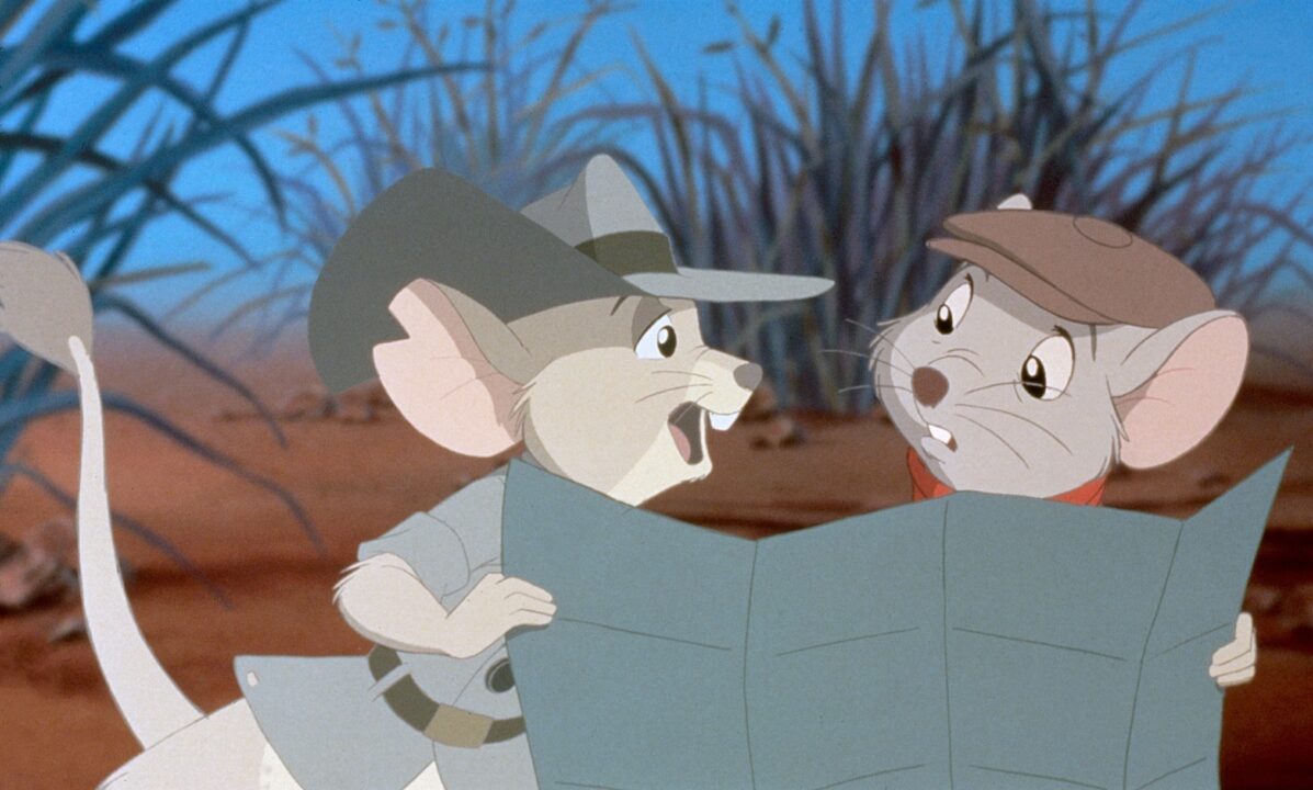 THE RESCUERS DOWN UNDER, from left: Jake (voice: Tristan Rogers), Bernard (voice: Bob Newhart), 1990. ph: © Buena Vista Pictures / courtesy Everett Collection