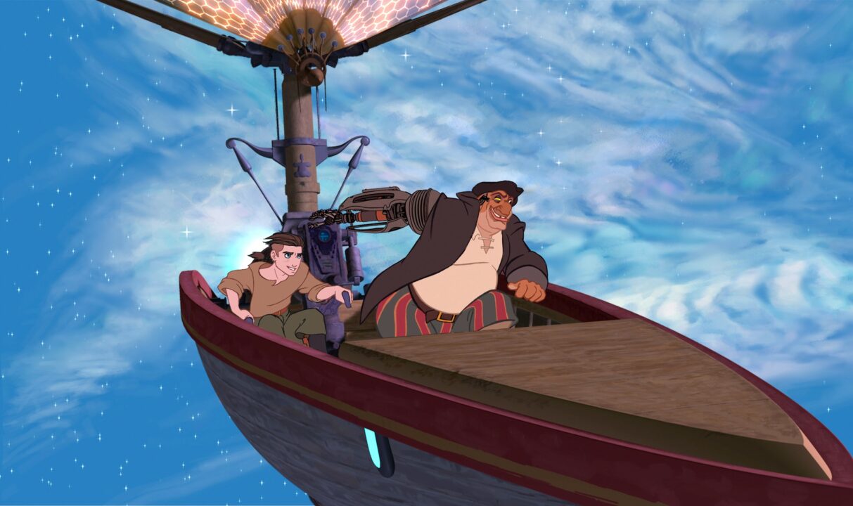 TREASURE PLANET, Jim Hawkins, John Silver, 2002, (c) Walt Disney/courtesy Everett Collection